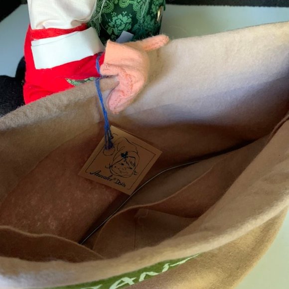 Annalee Holiday figurine Xmas Santa Mail 1991 post office letter carrier Doll. - Picture 4 of 10